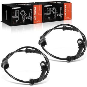 A-Premium Rear Side ABS Wheel Speed Sensor Compatible with BMW Models - 528i, 528i xDrive, 535i, 535i xDrive, 550i/550i xDrive, 550i, 640i, 650i, 640i xDrive Gran Coupe 2-PC Set