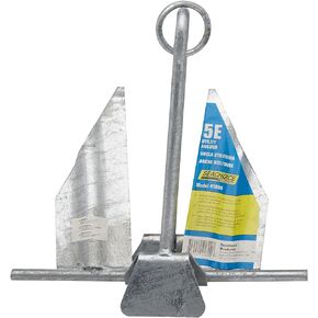 Seachoice Utility Anchor with Slip Ring Shank, Hot-Dipped Galvanized Steel, 5E, for Boats 10-15 ft.