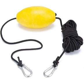 Buoy Ball Float Leash 30 ft & Stainless Steel Hook for Fishing Drift Anchors System