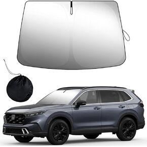 Front Windshield Sunshade Compatible with 2019 2020 2021 2022 2023 2024 Subaru Forester Accessories - 240T Foldable Front Sun Shield Protector