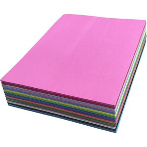 Create Amazing Crafts Foam Sheets - 9x12 Inch 2mm Eva Color Craft Foam Papers for Preschoolers, Classroom, Scrapbooking, DIY, and Cosplay,15 Colors,30Pcs, by Qidiwin