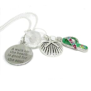 Rear View Mirror Charm - Beach Charm Sun Catcher for Car - Car Accessories for Women