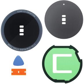 Gear S3 Frontier Back Rear Door Glass Cover Case Replacement with Adhesive for Samsung Gear S3 Frontier SM-R760 SM-R765