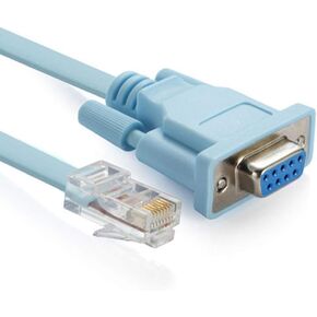 Console Cable, RJ45 Ethernet to RS232 DB9 COM Port Serial Parent Router Network Adapter Cable for Cisco Router, Firewall, Switch