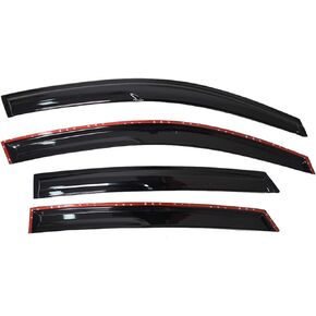 4Pcs Sedan Smoke Window Visors Shades Shade Visor Rain Guards Replacement for Honda Civic 2016 2017 2018 2019 2020