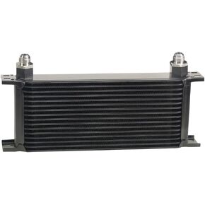 Derale 51608 16 Row Core Stacked Plate Cooler Kit , Black