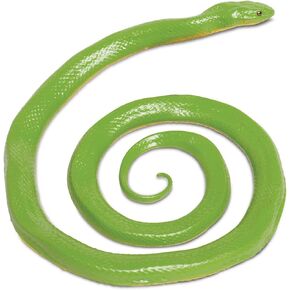 Safari Ltd. Rough Green Snake Figurine - Detailed 36" Plastic Model Figure - Fun Educational Play Toy for Boys, Girls & Kids Ages 3+