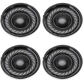 uxcell 4Pcs Round Internal Magnet Speaker Loudspeaker 8 Ohm 2W 23mm Dia Steel Shell