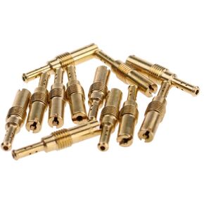 Glixal Slow Pilot Idle Jet For Keihin OKO KOSO CVK GY6 Carburetor ATV UTV Buggy Scooter Moped Dirt Bike,32,35,38,40,42,45,48,50,52,55,58,60 (12pcs set)