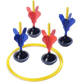 Lawn Game & Outdoor Games, Classic Lawn Dart Toss Game & Soft-Tip Lawn Darts, Yard Games for Kids and Adults Gift