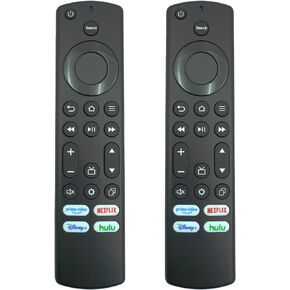 Pack of 2 - Replacement Remote for Insignia, Toshiba or Pioneer Smart TVs, Requires Compatible Fire Smart TV