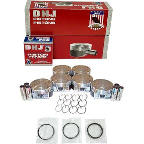DNJ PRK4190 Piston and Ring Kit For 1996-2008 Ford Jaguar Lincoln Mazda Mercury 6 Escape Fusion LS Mariner Milan MPV S-Type Sable Taurus Tribute X-Type Zephyr 3.0L V6 DOHC 24V Naturally Aspirated AJ27 in Saudi Arabia