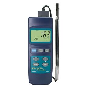 Extech 407119 Heavy Duty CFM Hot Wire Thermo-Anemometer 0.50" Dia.