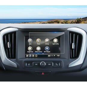 2018-2023 2024 Terrain Screen Protector for GMC Terrain (SLT/AT4/Denali/SLE) 8-inch Touch Screen, 9H Tempered Glass 2024 2023 Terrain Accessories HD Transparent Protective Film 8"
