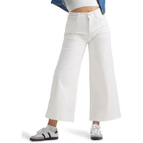 Wrangler Women's High-Rise Wide Leg A-line Crop Jean