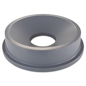 Rubbermaid Commercial Products Trash Can Funnel Top/Lid, 32-Gallon, Gray, Hands-Free Disposable, Compatible with the Rubbermaid 32-Gallon Garbage Bins for Indoor/Outdoor/Garage