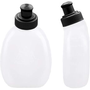 زجاجات مياه خالية من مادة BPA من AiRunTech (2X 6 أونصة) لحزام الترطيب للجري، وأحزمة الوقود، ومجموعة زجاجات بديلة للركض في الماراثون والمشي لمسافات طويلة وركوب الدراجات والتزلج in Kuwait