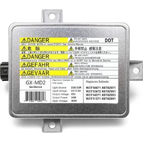 Replacement for Acura Honda Mazda Xenon HID Ballast Headlight Control Unit Assembly Module - Warranty
