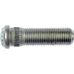 1/2-20 Serrated Wheel Stud - .536 In. Knurl, 1-23/32 In. Length