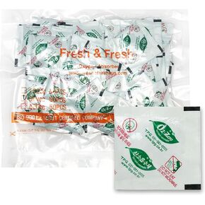 300 CC [200 Packets] Premium Oxygen Absorbers for Food Storage, Oxygen Scavengers Packets(4 Bag of 50 Packets) - ISO 9001 Certified Facility Manufactured