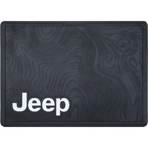 Plasticolor 001806R01 Jeep Heavy Duty Rear Cargo Mat Floor Liner Black