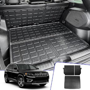 Rongtaod Cargo Mat Compatible with 2019-2023 Jeep Cherokee Cargo Liner Trunk Mat TPE All Weather Trunk Liner 2022 Jeep Cherokee Accessories (Trunk Mat)