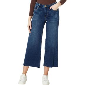 KUT from the Kloth Women's Meg High-Rise Fab Ab Wide Leg Raw Hem in Yielded