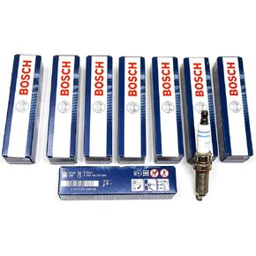 BOSCH 8 Piece Spark Plug Set - 0242140521, ZR6SII3320, 7430