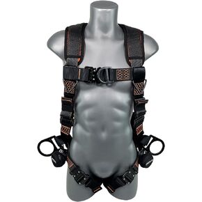 FRONTLINE FALL PROTECTION 105CFTB Combat™ Vest Style Harness with Front Side D-Rings and Suspension Trauma Straps (Universal)