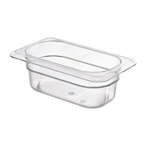 Cambro Camwear Food Pan, 1/9 by 2-Inch, Clear