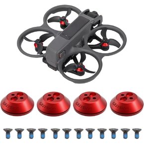 Motor Cover for DJI Avata 2，4Pcs Aluminum Alloy Dustproof Waterproof Protective Motor Cover Cap for DJI Avata 2 Drone Motor Cover,for DJI Avata 2 Drone Accessories (Black)
