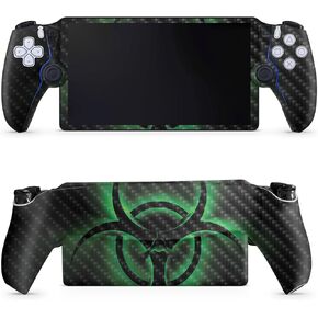Carbon Fiber Gaming Skin Compatible with PS5 Portal Remote Player - Andromeda - Premium 3M Vinyl Protective Wrap Decal Cover - Easy to Apply | Crafted in The USA by MightySkins