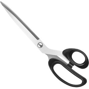 10-Inch All-Purpose Sharp Fabric Scissors - Heavy-Duty Stainless Steel Professional Shears for Cutting Clothes, Leather - Ideal for Tailor, Home, Office Use.