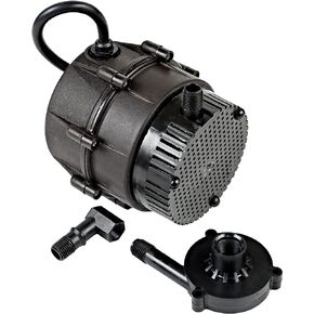 Little Giant "NO KORODE" 115-Volt, 1/150 HP, 210 GPH NK-1 Mild Acid, Alkalis and Hard Water Submersible Centrifugal Pump, Black, 526003