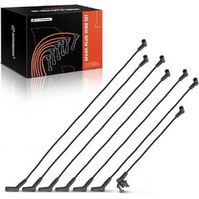 A-Premium Ignition Spark Plug Wires Set of 7 Compatible with Ford Ranger Aerostar 1991-1995 Mazda B3000 1994 3.0L