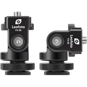 Leofoto FA-06 Hot Shoe 1/4" Adapter with Friction Control