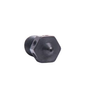 1piece Hardened Steel Nozzle V6 Nozzle 0.25/0.4/0.5/0.6mm for 1.75mm V6 Hotend Prusa Printing PEI PEEK or Carbon Fiber Filament use (1x 0.6mm)