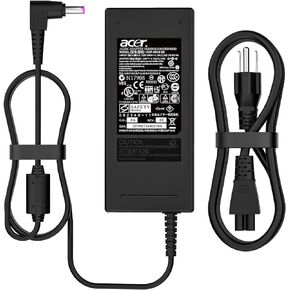 90W Aspire fit for Acer Aspire R3 S3 E5 E13 E15 E17 E1 E11 E14 ES1 F5 F15 R7-571 V15 V3 V5 A315 A515 M5 VN7 V7 1400 1410 1420 A10-090P3A AP14AD33 PA3468E-1AC3 19V 4.74A Laptop AC Adapter 5.5 * 1.7mm