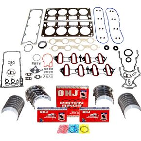 DNJ RRK3165 Engine Re-Ring Kit for 1999-2001 / Chevrolet/Silverado 1500/4.8L / OHV / V8 / Cu.294 / LM4, LM7 / Vin T, V