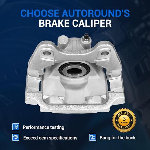 Autoround 184340 184339 Front Disc Brake Caliper Assembly with Bracket fit for Jeep Cherokee 1990-2001/ Wrangler 1990-2006/ Grand Cherokee 93-98/ TJ 97-26/ Wagoneer/Comanche/Grand Wagoneer in Saudi Arabia