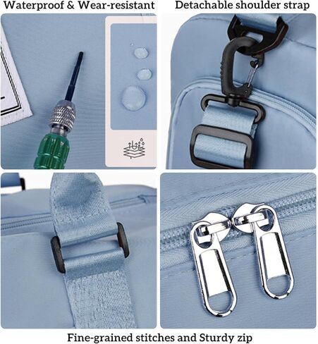 حقيبة رياضية للنساء مع حجرة للأحذية وجيب مبلل، حقيبة سفر وردية من القماش الخشن للطائرة الرياضية واليوجا والسباحة وحقائب حمل الصالة الرياضية، حقيبة مقاومة للماء لعطلة نهاية الأسبوع طوال الليل، حقيبة صغيرة للحمل على حقيبة المستشفى (وردي) in Kuwait