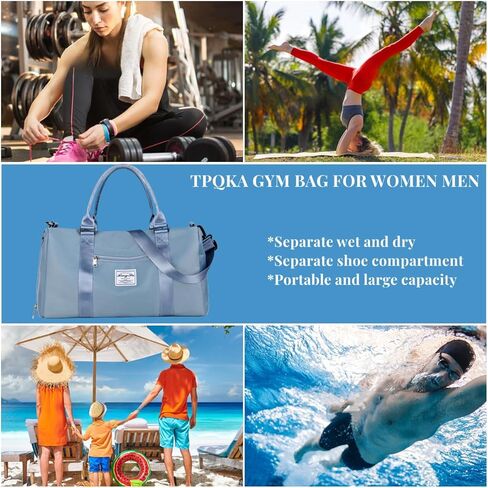 حقيبة رياضية للنساء مع حجرة للأحذية وجيب مبلل، حقيبة سفر وردية من القماش الخشن للطائرة الرياضية واليوجا والسباحة وحقائب حمل الصالة الرياضية، حقيبة مقاومة للماء لعطلة نهاية الأسبوع طوال الليل، حقيبة صغيرة للحمل على حقيبة المستشفى (وردي) in Kuwait