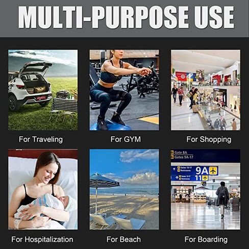 حقيبة YXQSED النسائية من القماش الخشن، حقيبة كبيرة متعددة الوظائف قابلة للتوسيع، حقيبة تمرين في صالة الألعاب الرياضية، حقيبة سباحة، حقيبة مستشفى الأم in Kuwait