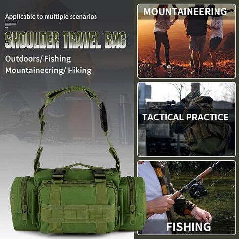 IronSeals Molle Tactical Sport Duffle Bag Water Resistant Deployment Bag (#1) in Saudi Arabia