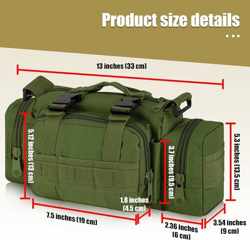 IronSeals Molle Tactical Sport Duffle Bag Water Resistant Deployment Bag (#1) in Saudi Arabia