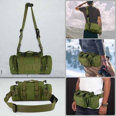 IronSeals Molle Tactical Sport Duffle Bag Water Resistant Deployment Bag (#1) in Saudi Arabia