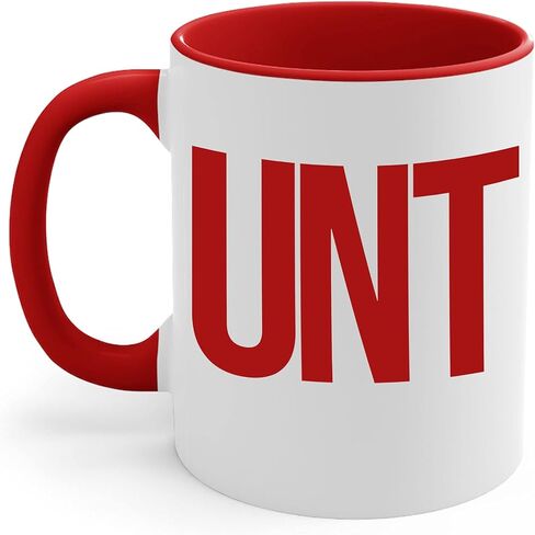 Funny Unt C unt Ceramic Work Adult Humor Ceramic Coffee Mug Travelers (Pink, 11 OZ) in Saudi Arabia