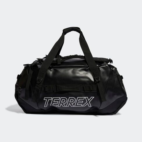 adidas Terrex Rain.RDY Expedition Large Duffel Bag, Black/White in Saudi Arabia
