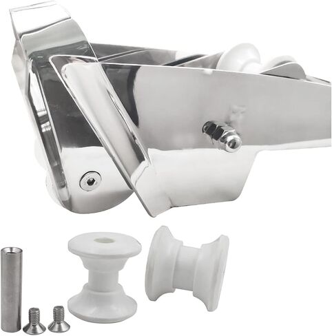 SHENGHUISS 316 Stainless Steel Hinged Self Launching Bow Anchor Roller with pivoting Dual-Roller Anchor Pivoting Head Bow Rollers for Boats in Saudi Arabia