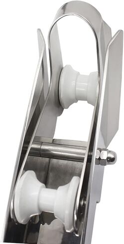 SHENGHUISS 316 Stainless Steel Hinged Self Launching Bow Anchor Roller with pivoting Dual-Roller Anchor Pivoting Head Bow Rollers for Boats in Saudi Arabia